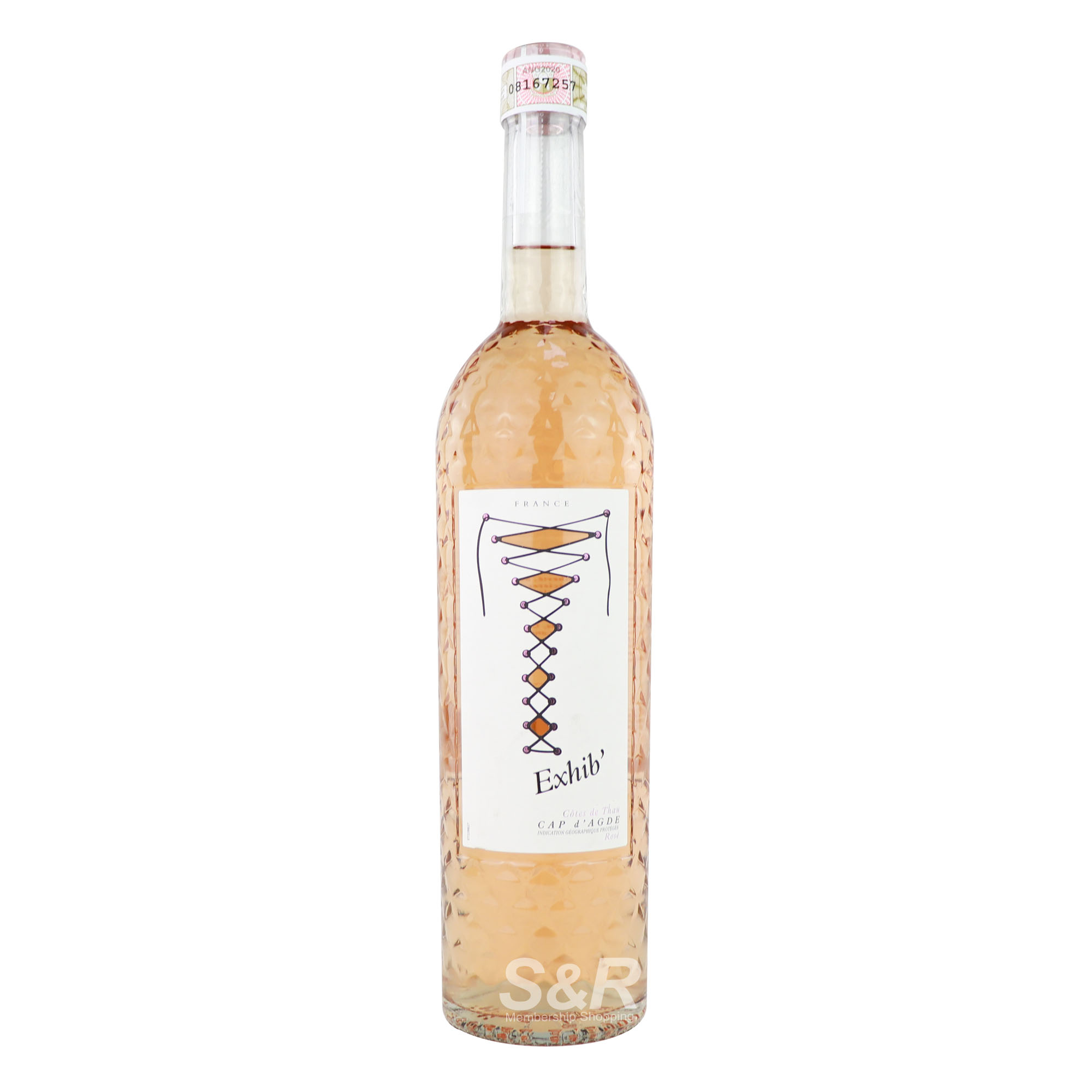 Cotes de Thau Cap d'Agde Rose Wine 750mL